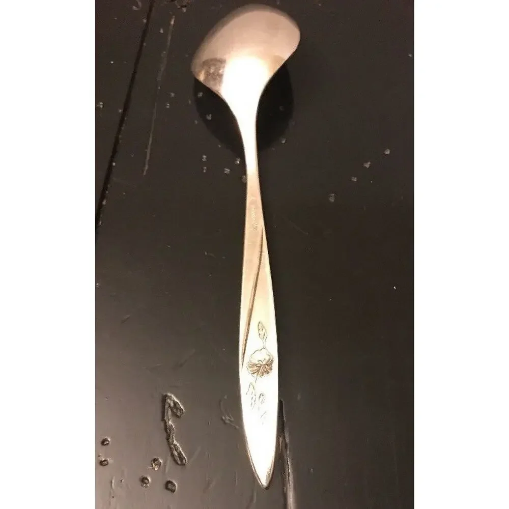 Oneida Community Silverplate Flatware Morning Rose 8.5
